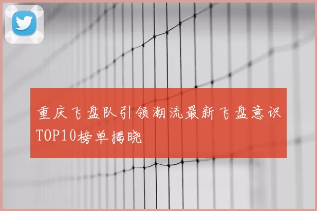 重庆飞盘队引领潮流最新飞盘意识TOP10榜单揭晓