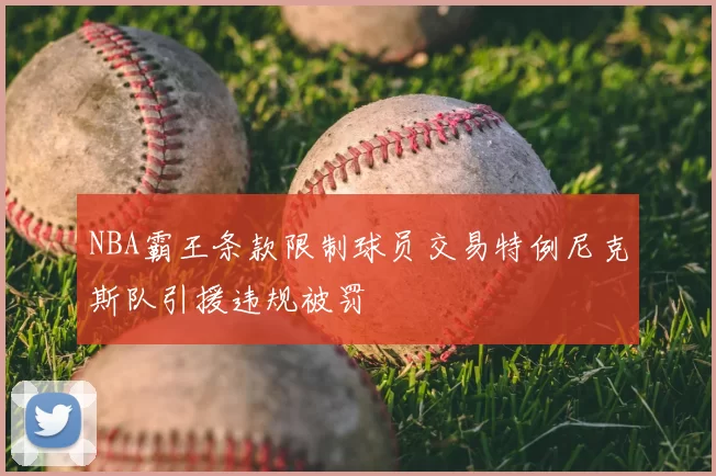 NBA霸王条款限制球员交易特例尼克斯队引援违规被罚
